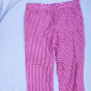 Pink Stripe Pajama Pants